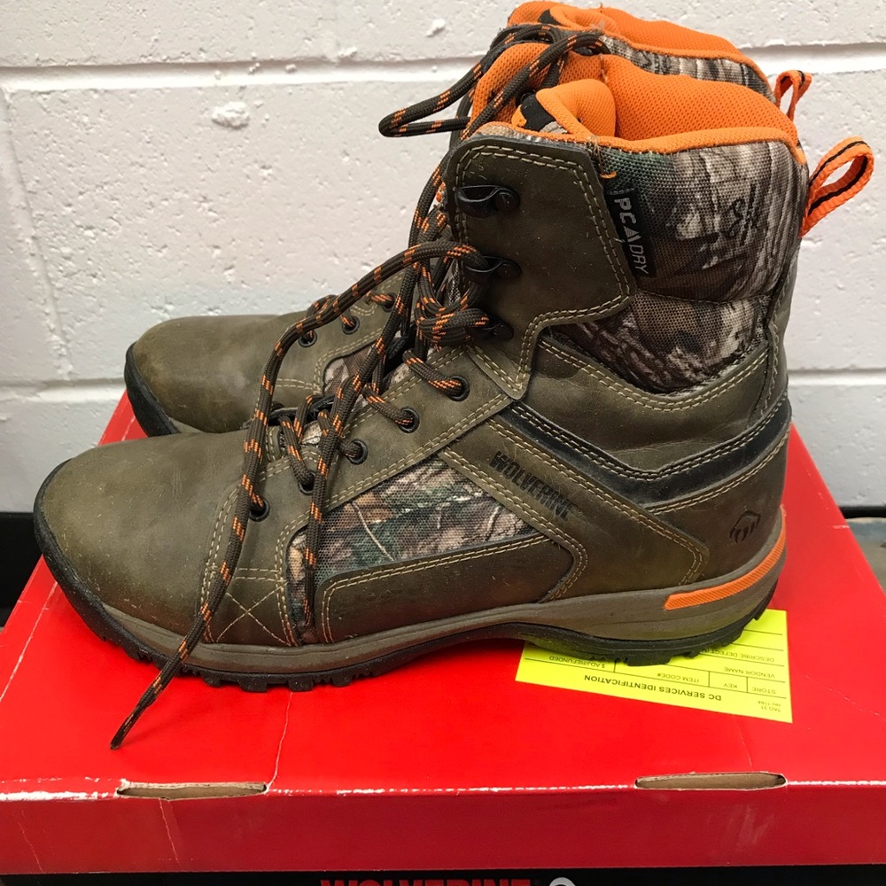 Wolverine hunting working boots